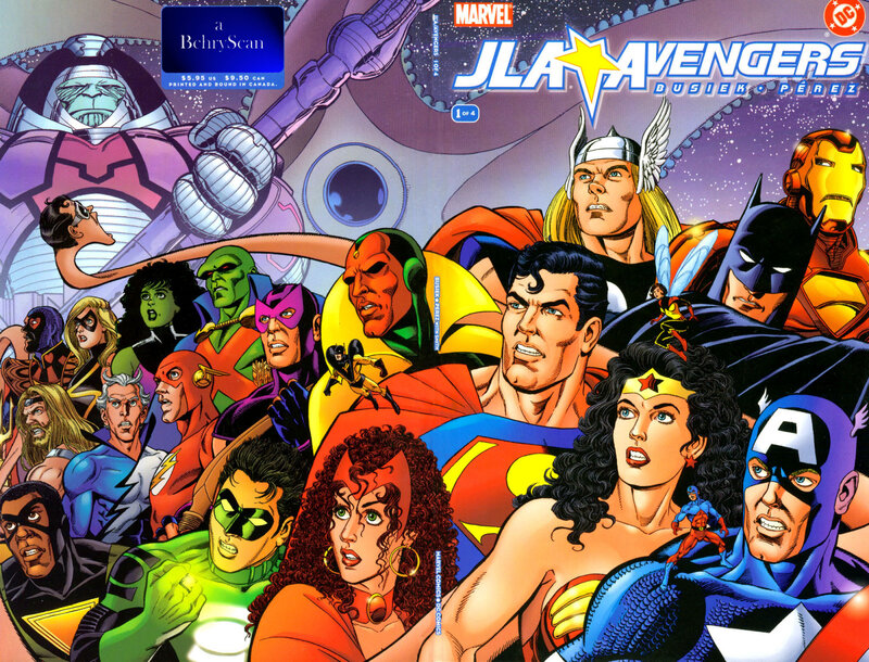 JLA/Avengers comic cover