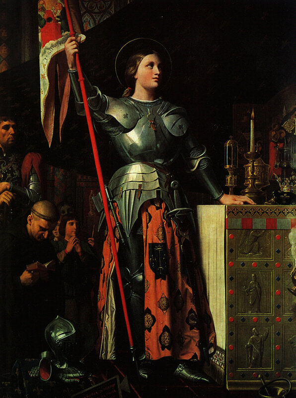 Joan of Arc in armor