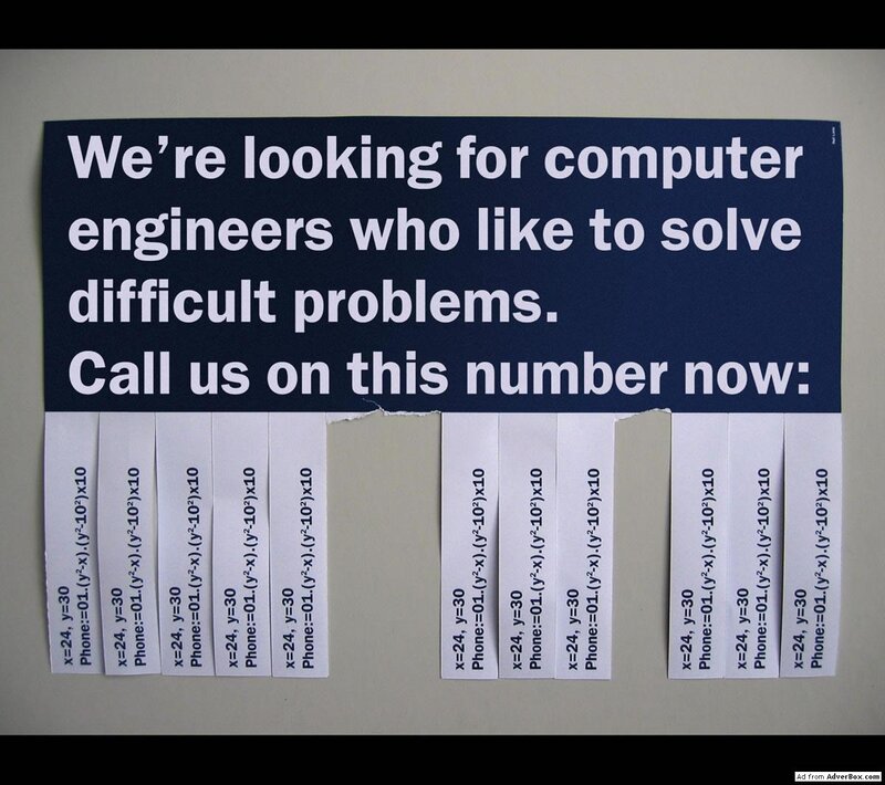job ad for engineers