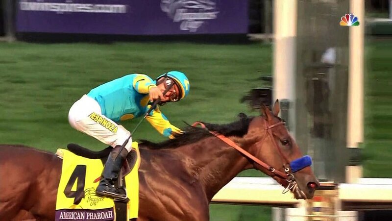 Jockey Riding Horse — Brown, Dynamic