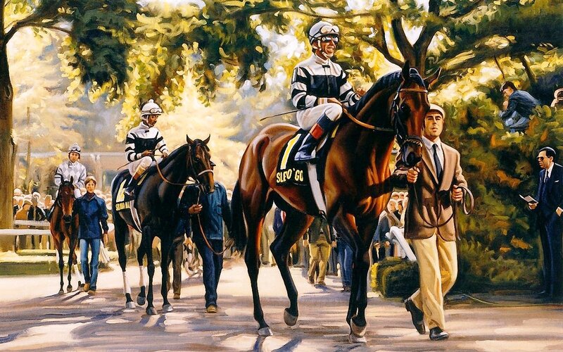 Jockeys with Horses
