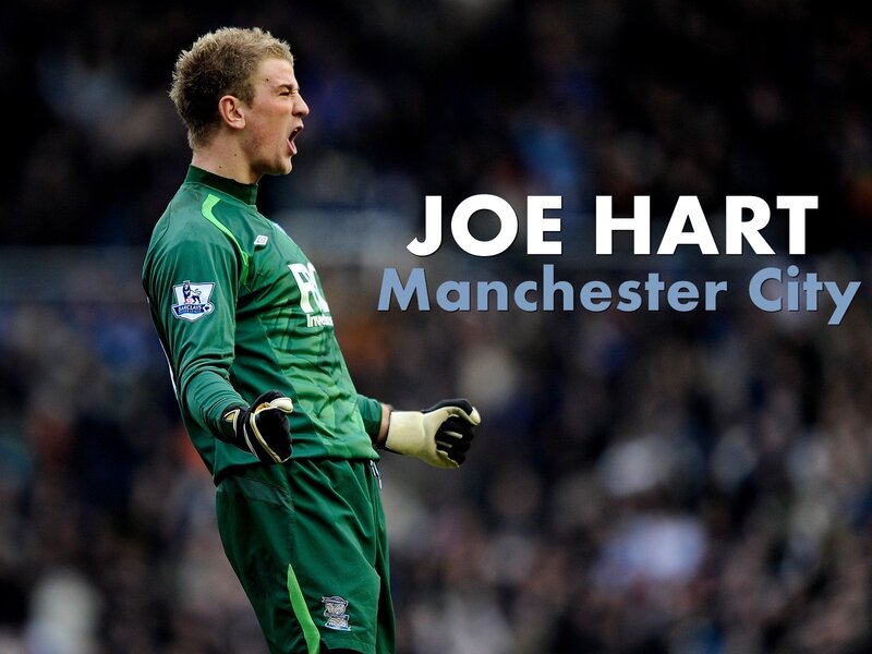 Joe Hart in green kit