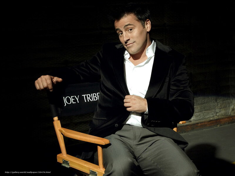 Joey Tribbiani on a director's chair