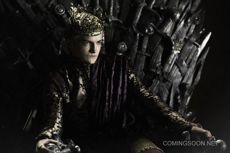Joffrey Baratheon on the Iron Throne