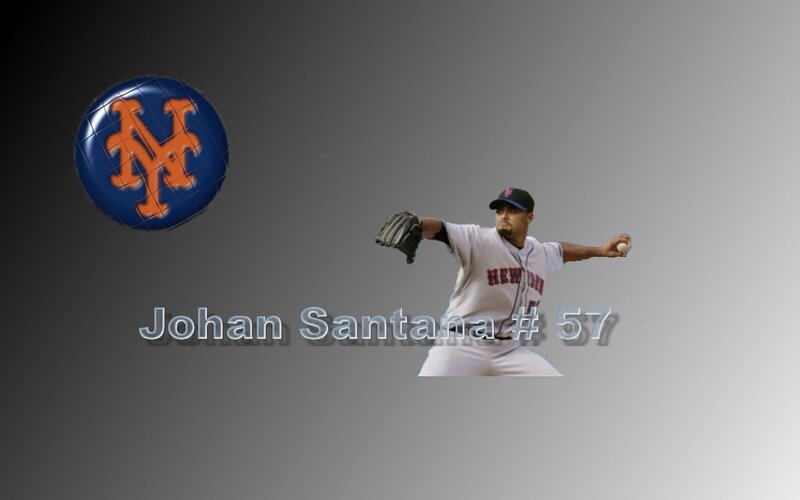 Johan Santana pitching