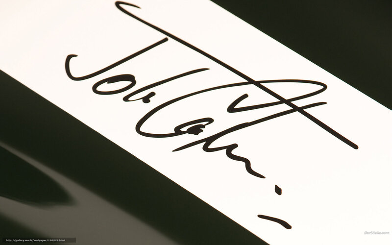 Johann signature close-up