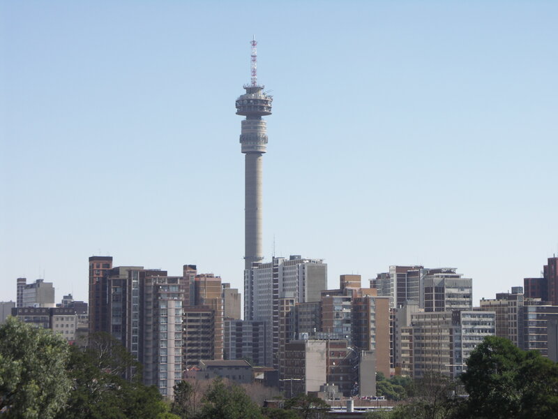 Johannesburg skyline with tower