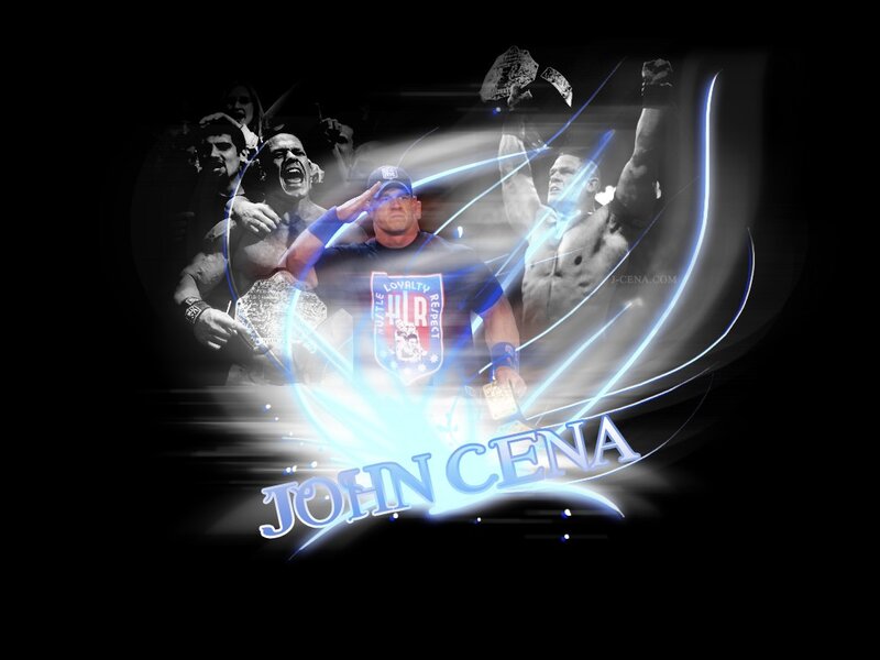 John Cena Collage — Black