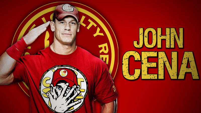 John Cena saluting