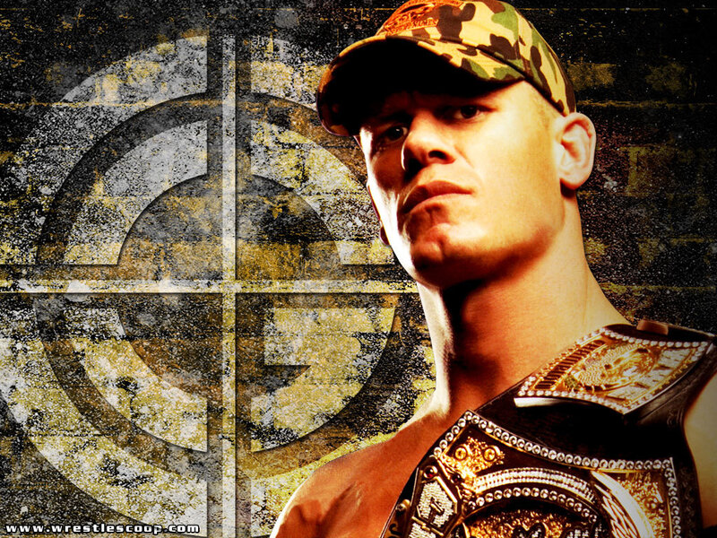 John Cena with championship belt