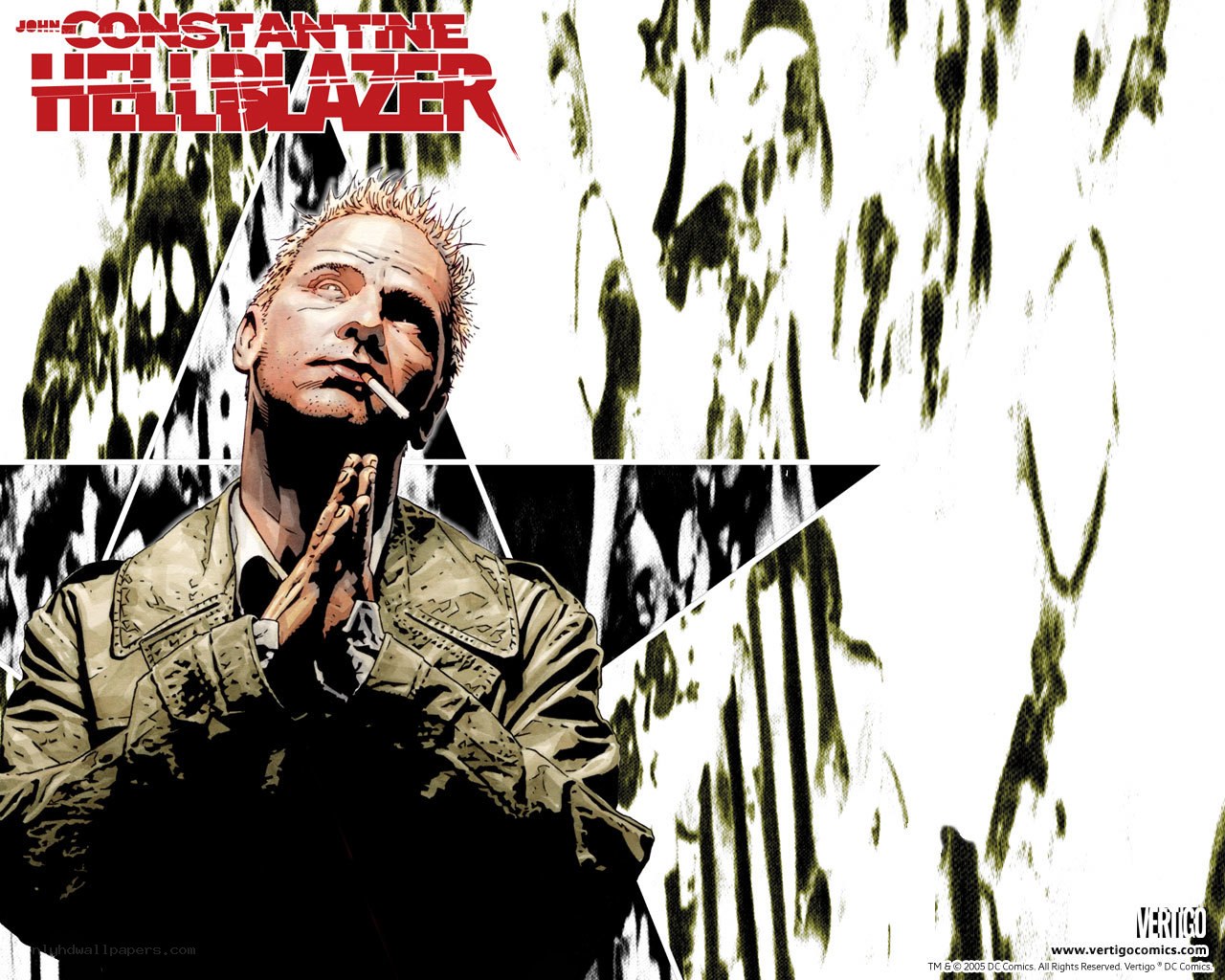 John Constantine Hellblazer cover