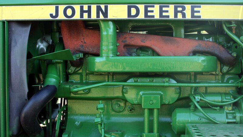 John Deere tractor engine