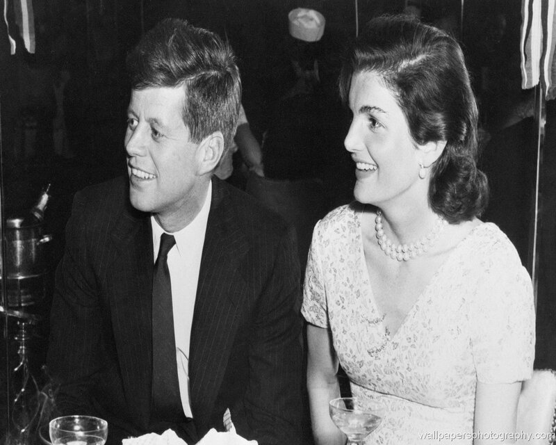John F Kennedy and Jacqueline Kennedy