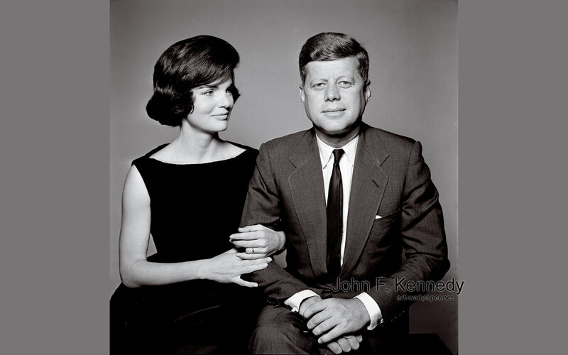 John F Kennedy and Wife