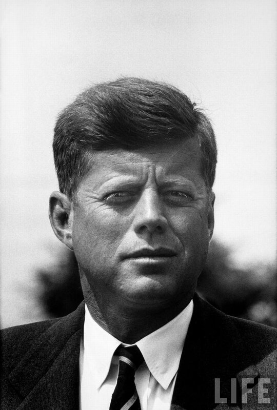 John F Kennedy — Black, Serious