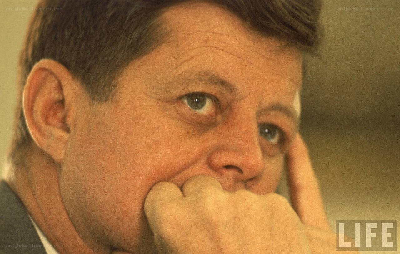 John F Kennedy in thought