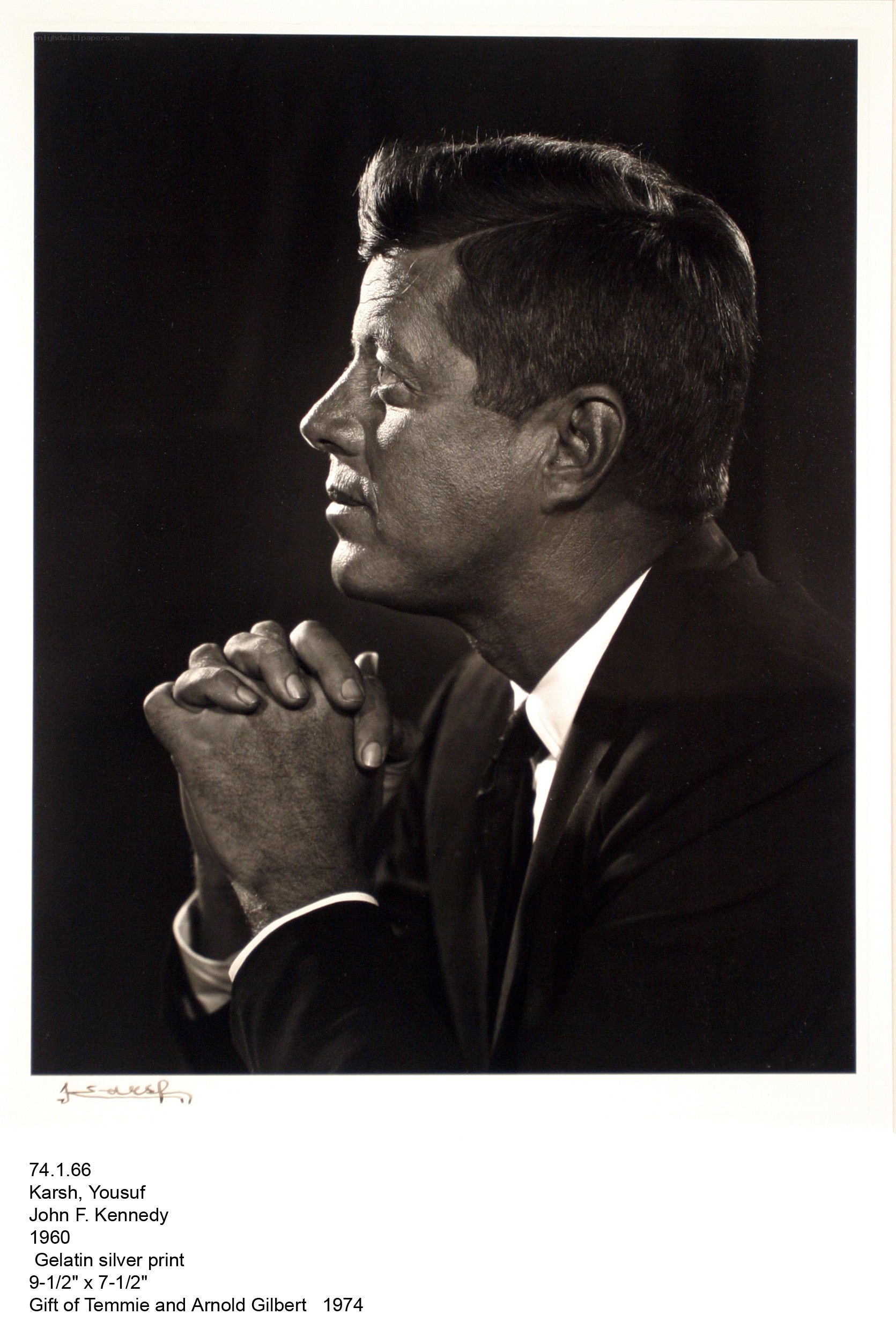John F Kennedy portrait