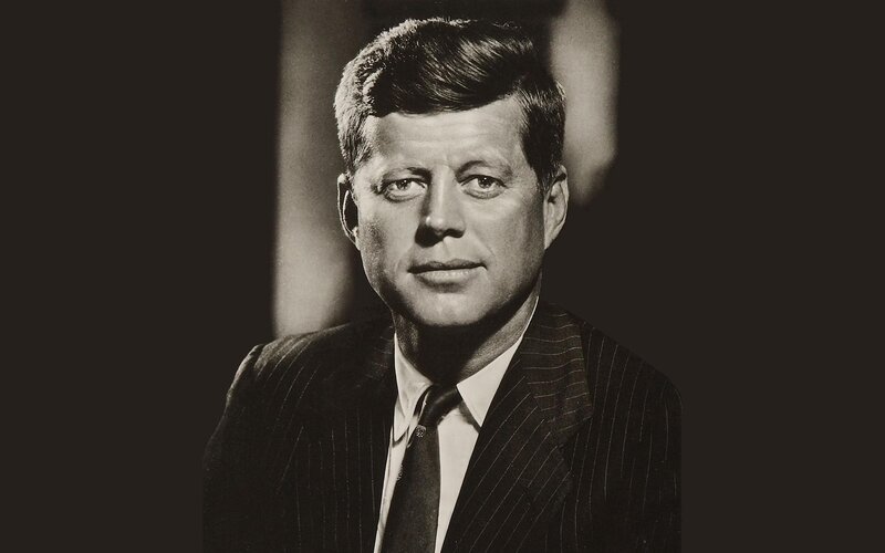 John F Kennedy portrait