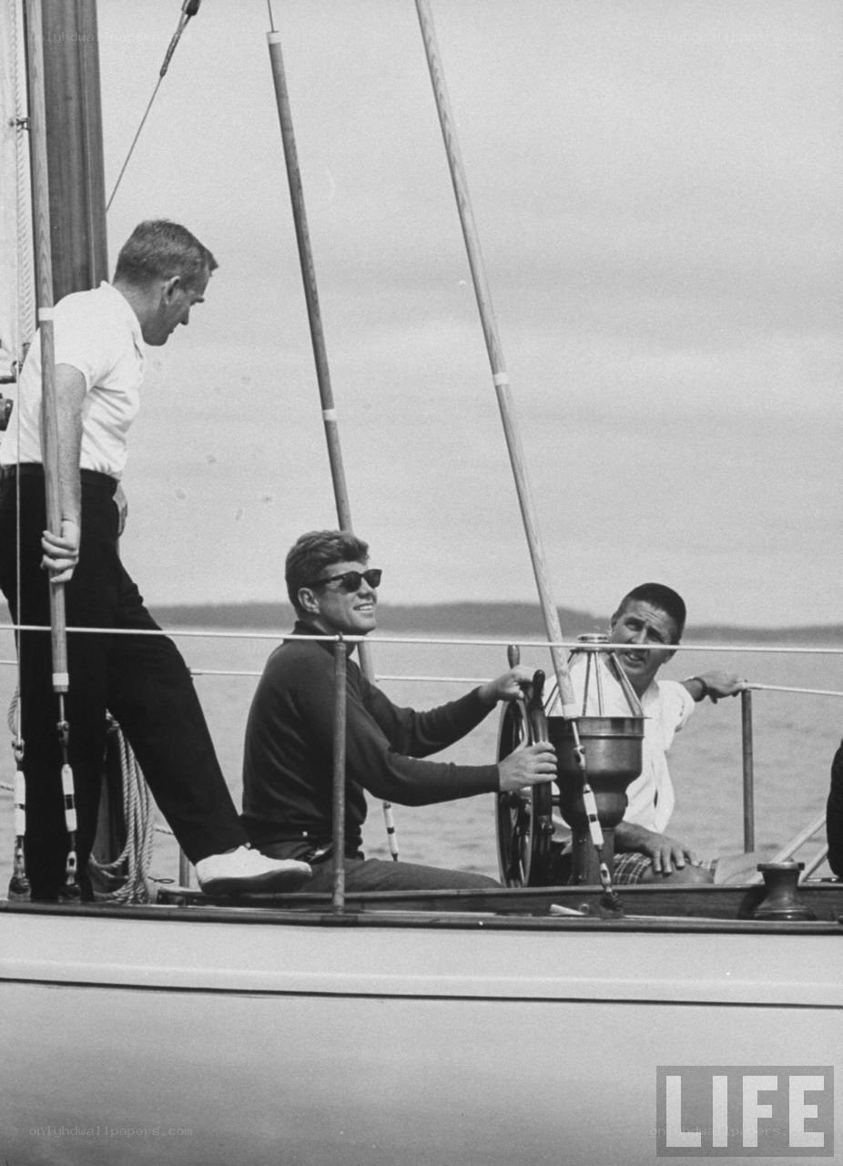 John F Kennedy sailing