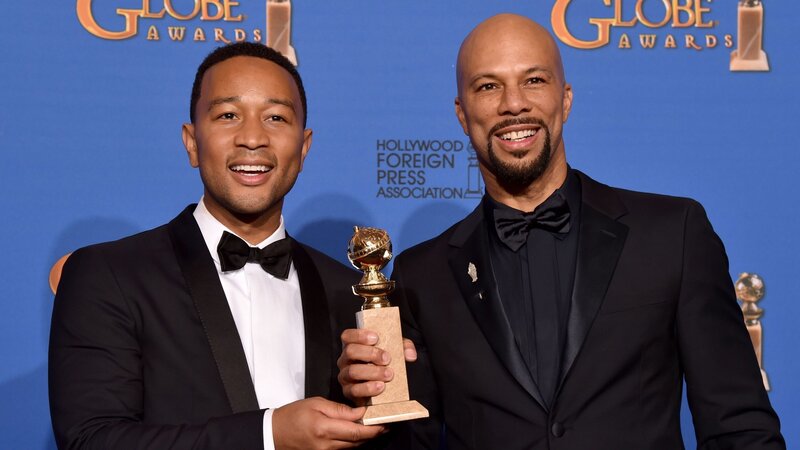 John Legend and Common at Golden Globes