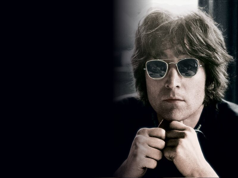 John Lennon in sunglasses