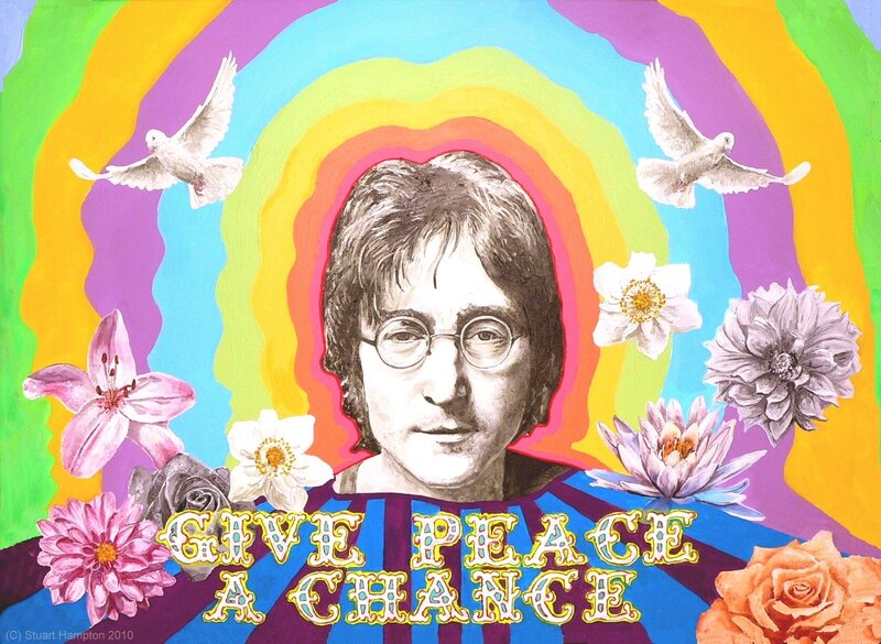 John Lennon peace art