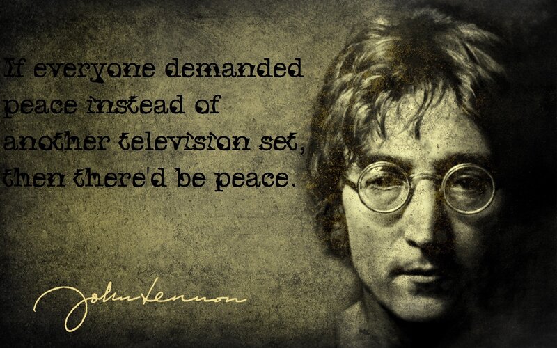 John Lennon peace quote