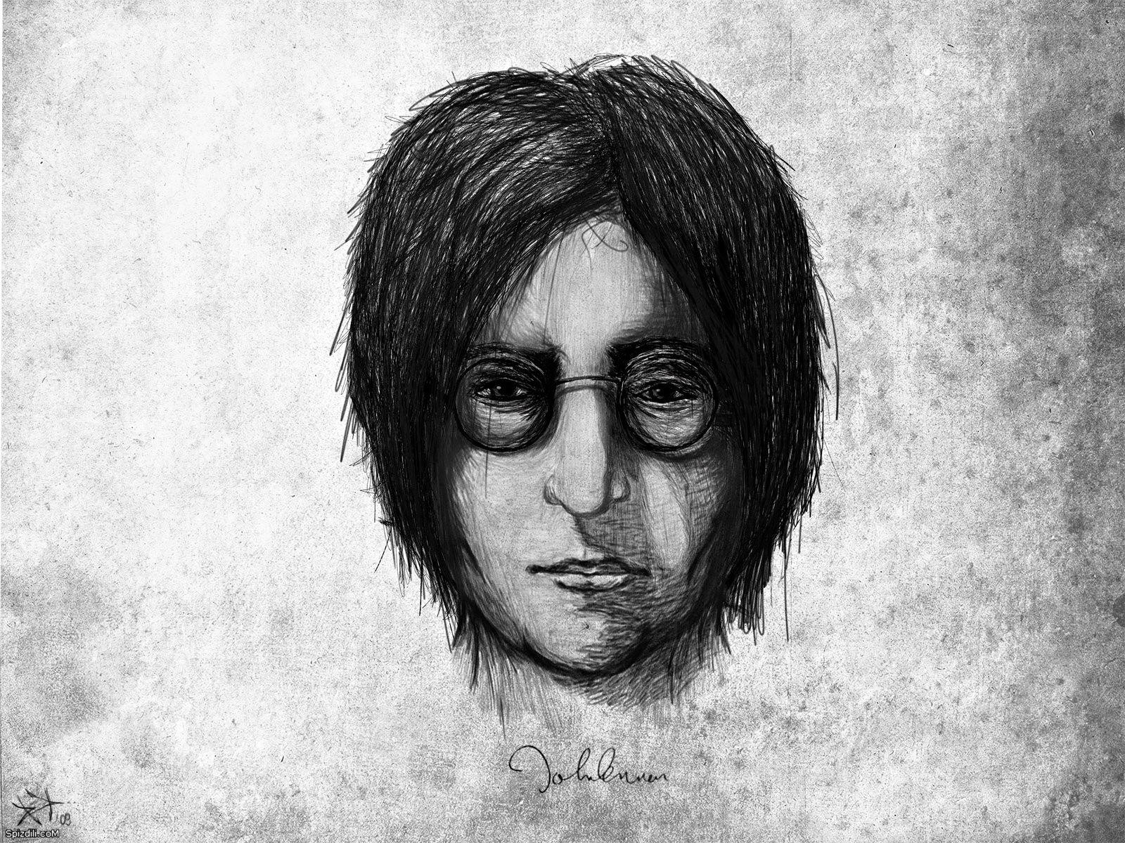 John Lennon portrait sketch