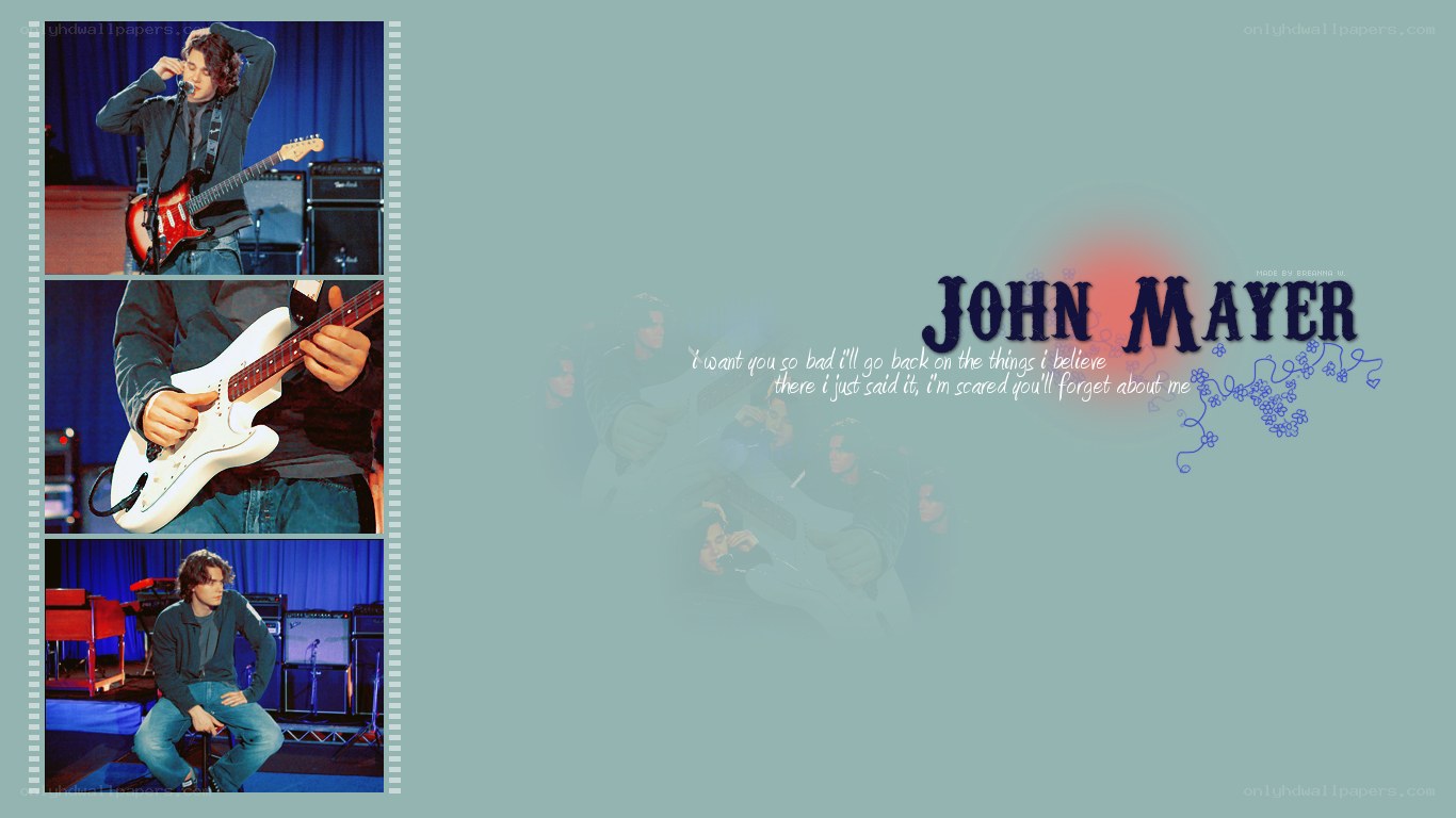John Mayer concert collage