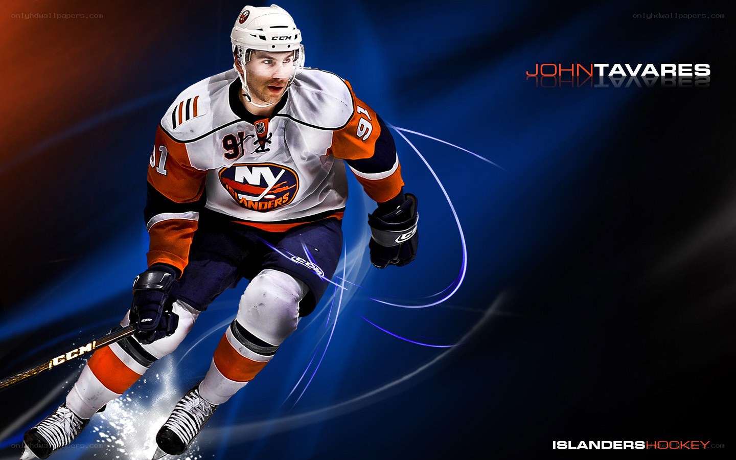 John Tavares in action