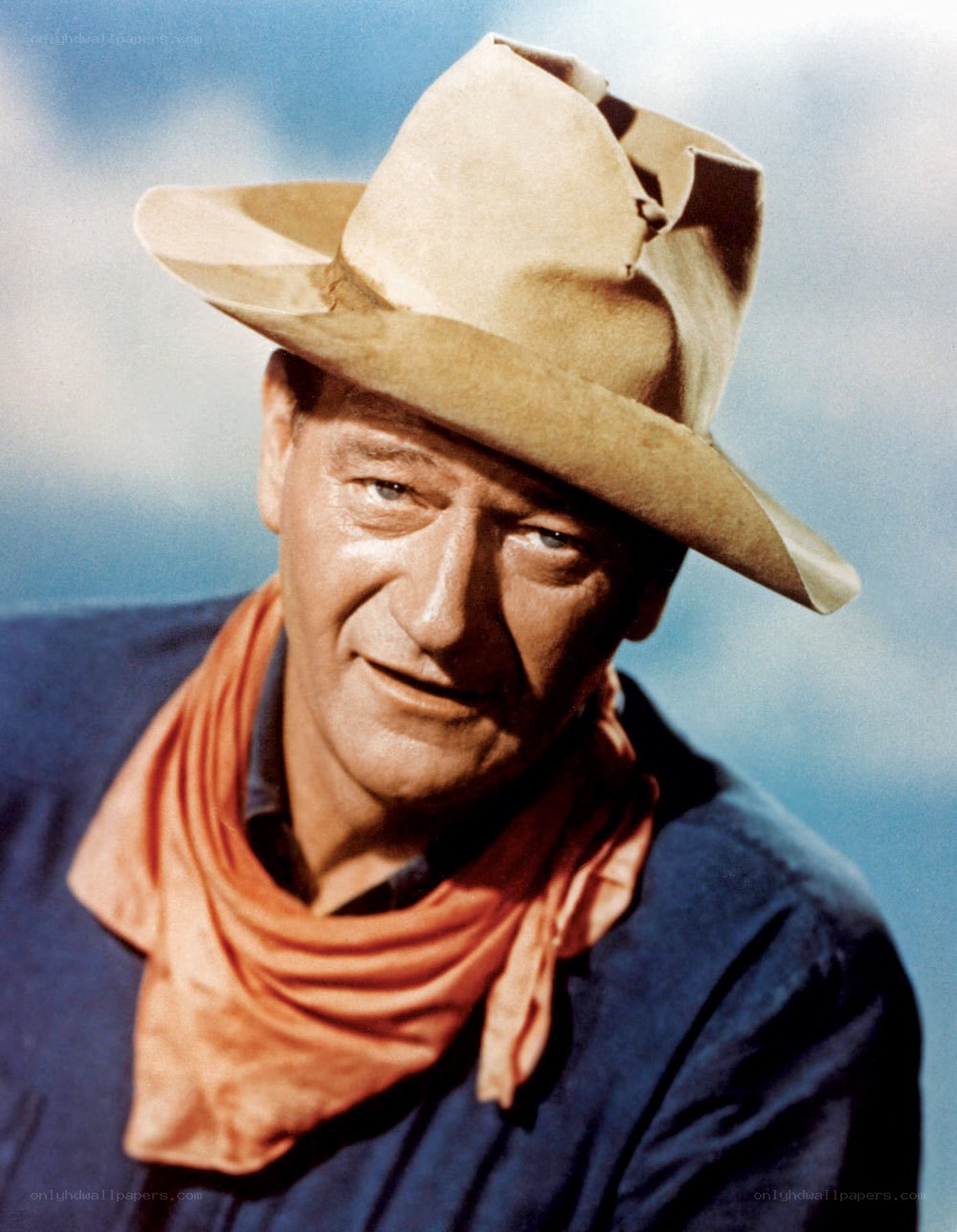 John Wayne in cowboy attire