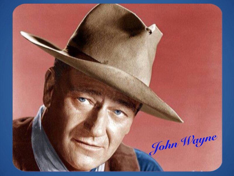 John Wayne in Hat