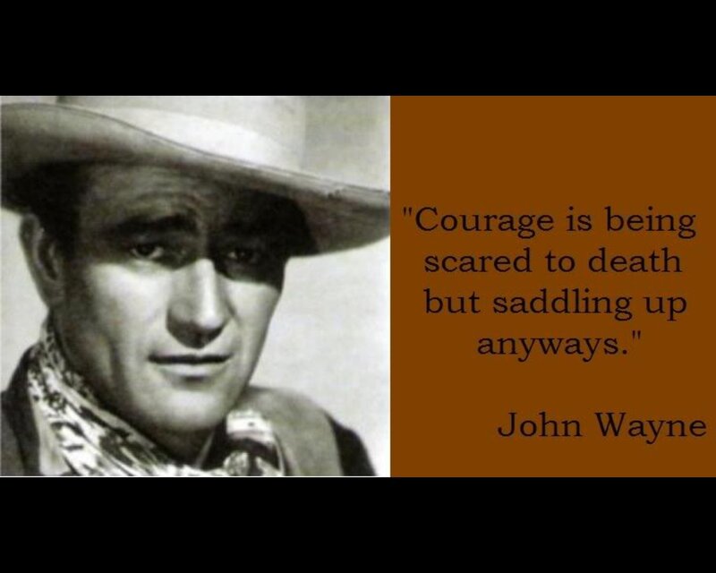 John Wayne Portrait — Black