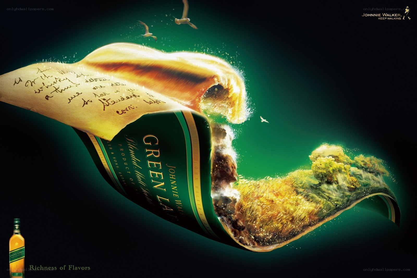 Johnnie Walker Green Label ad