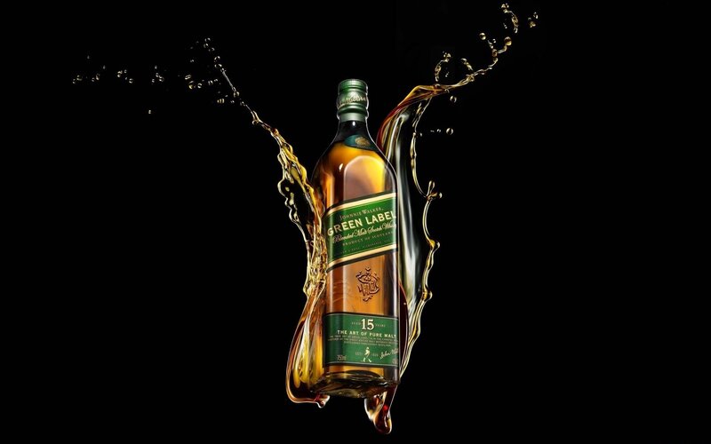 Johnnie Walker Green Label bottle
