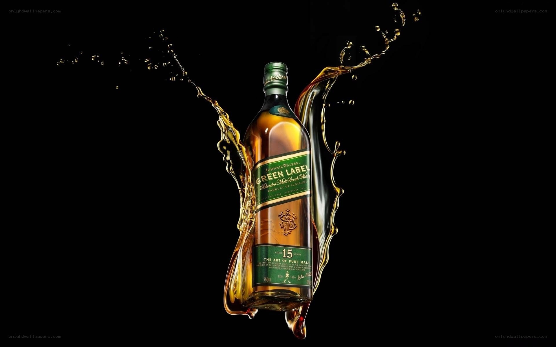 Johnnie Walker Green Label bottle