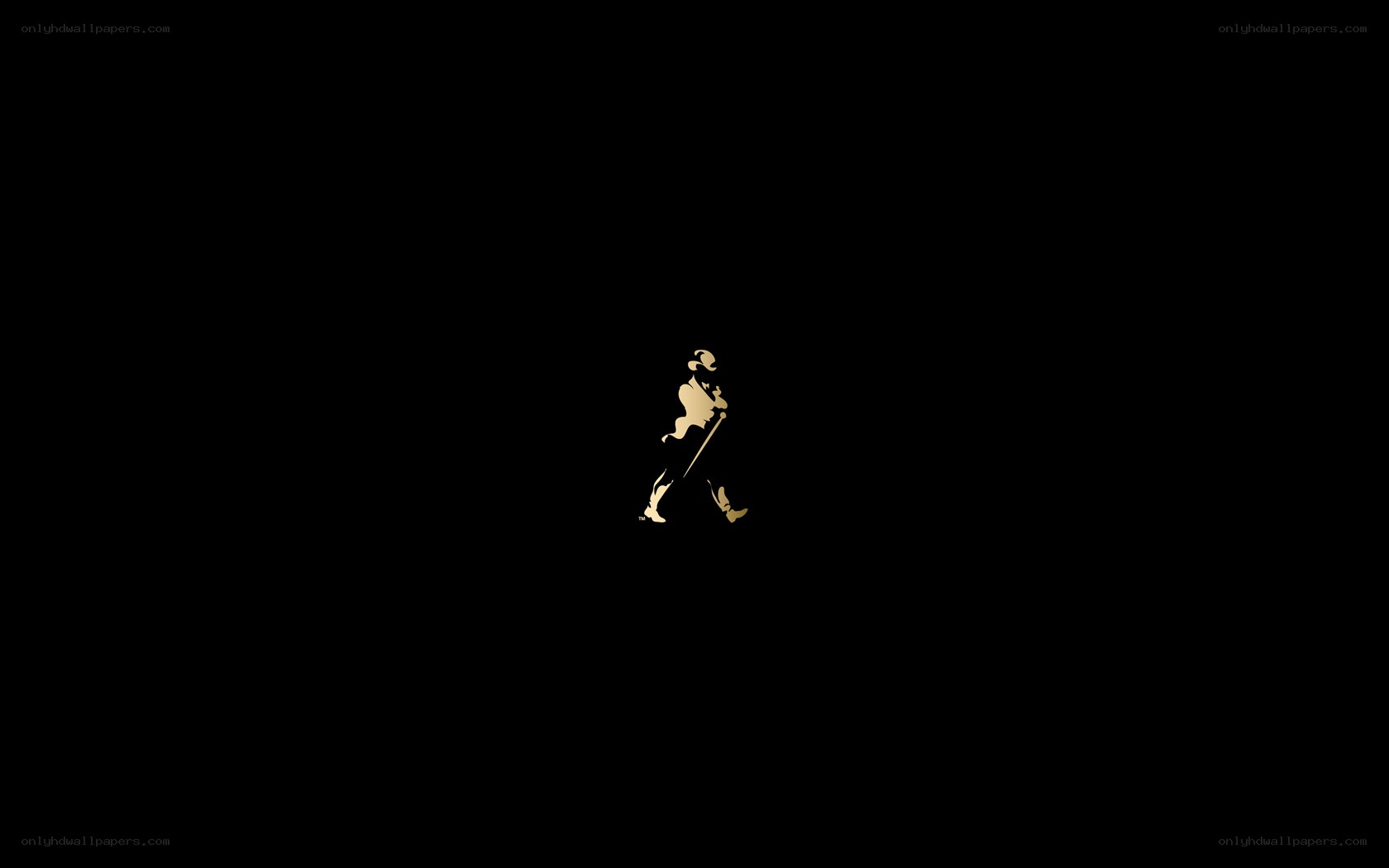 Johnnie Walker logo on black
