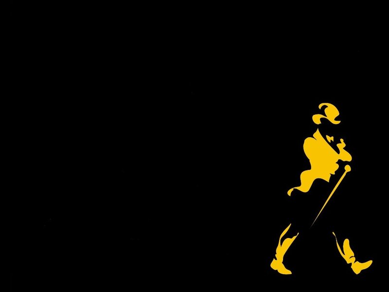 Johnnie Walker logo silhouette