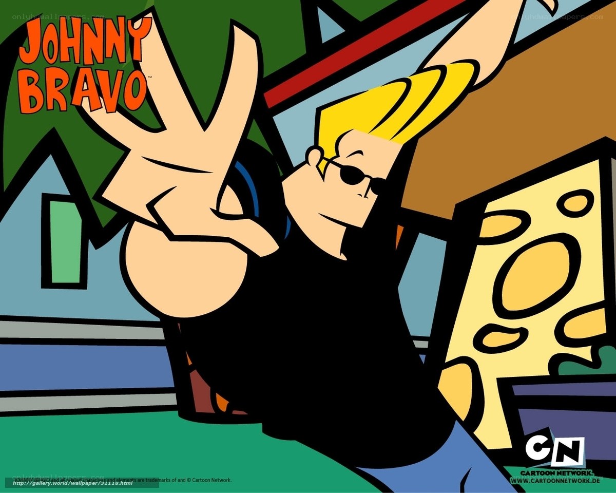 Johnny Bravo cartoon character