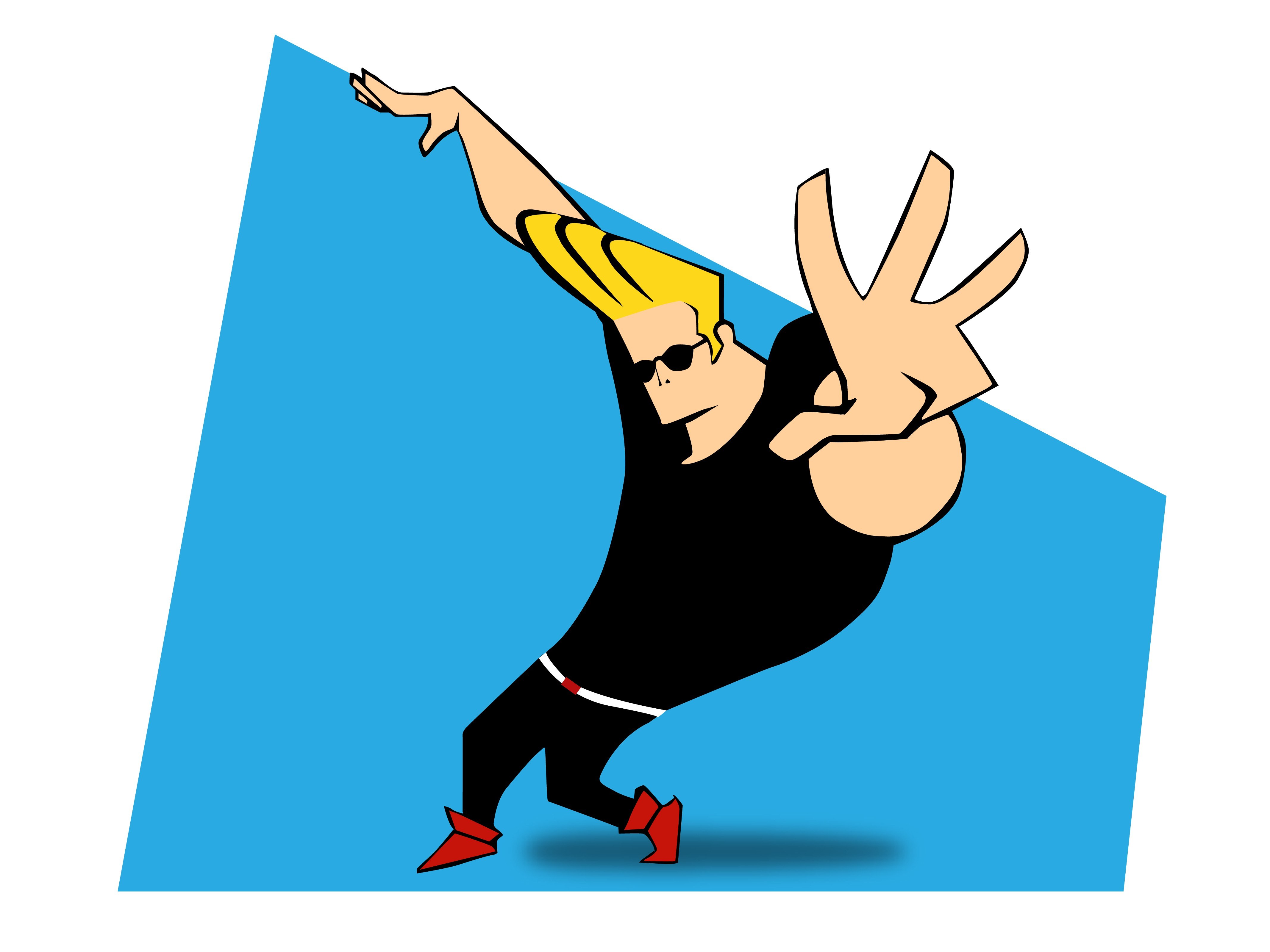 Johnny Bravo character illustration