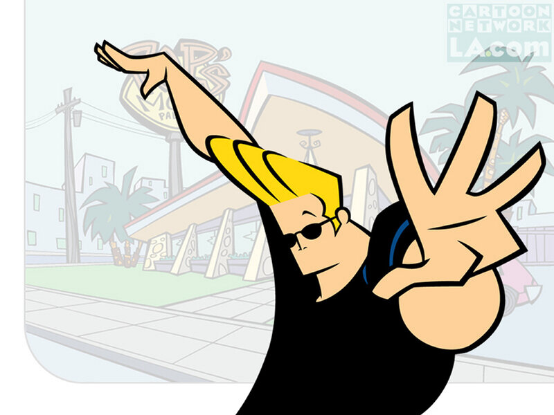 Johnny Bravo character pose