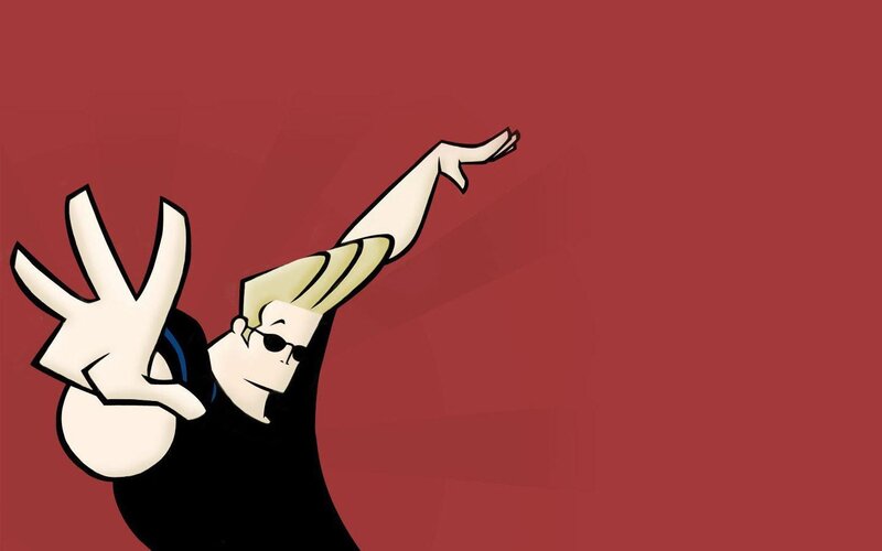 Johnny Bravo dashing pose