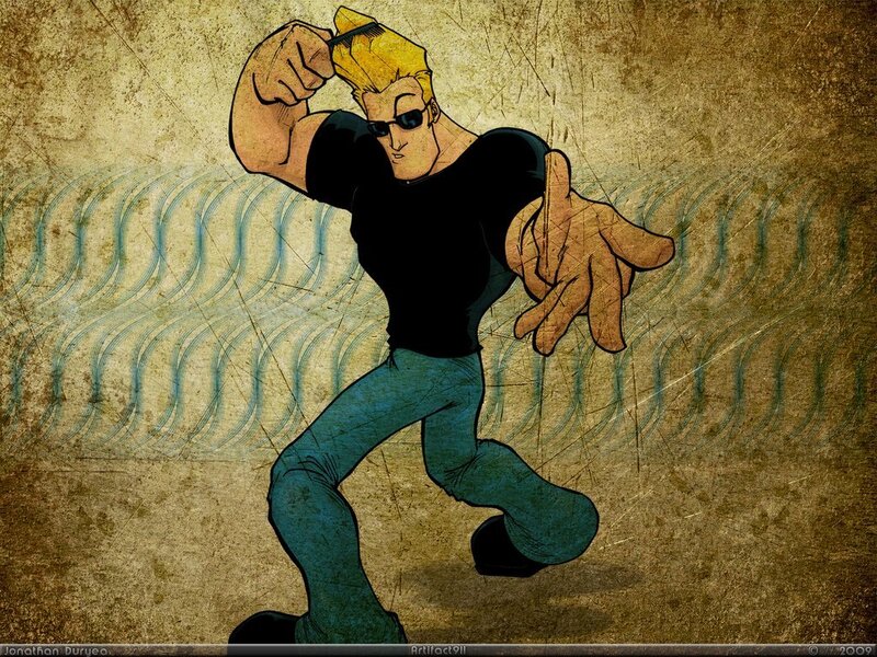 Johnny Bravo in action