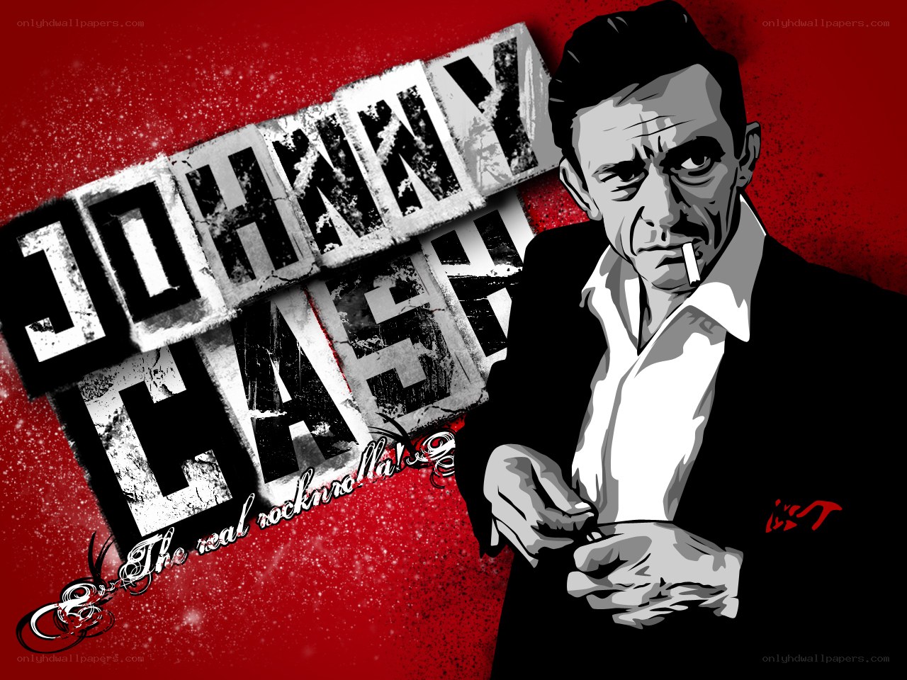 Johnny Cash illustration
