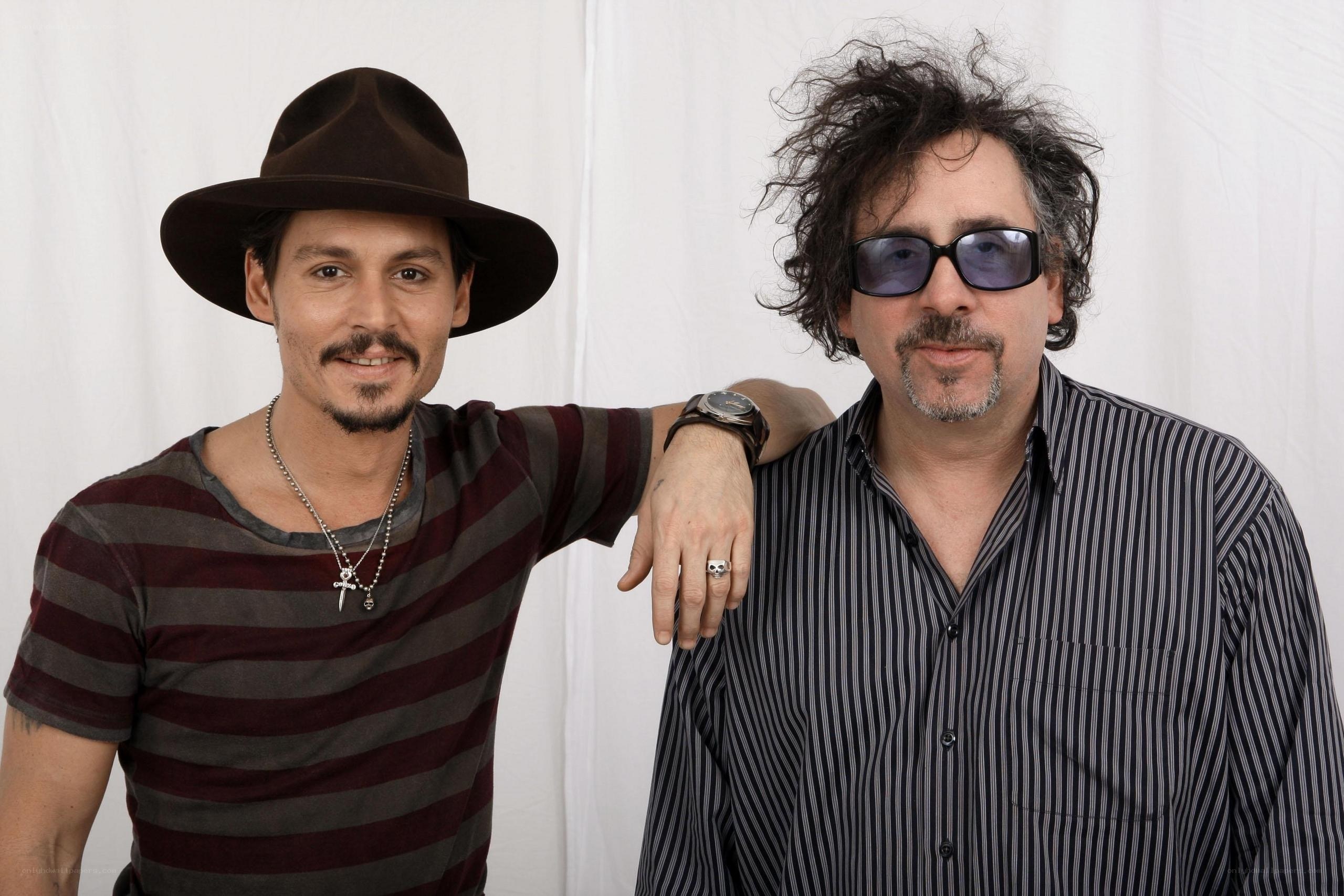 Johnny Depp and Tim Burton together