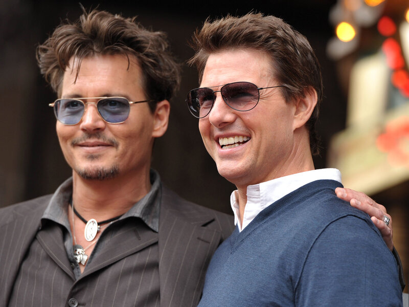 Johnny Depp and Tom Cruise