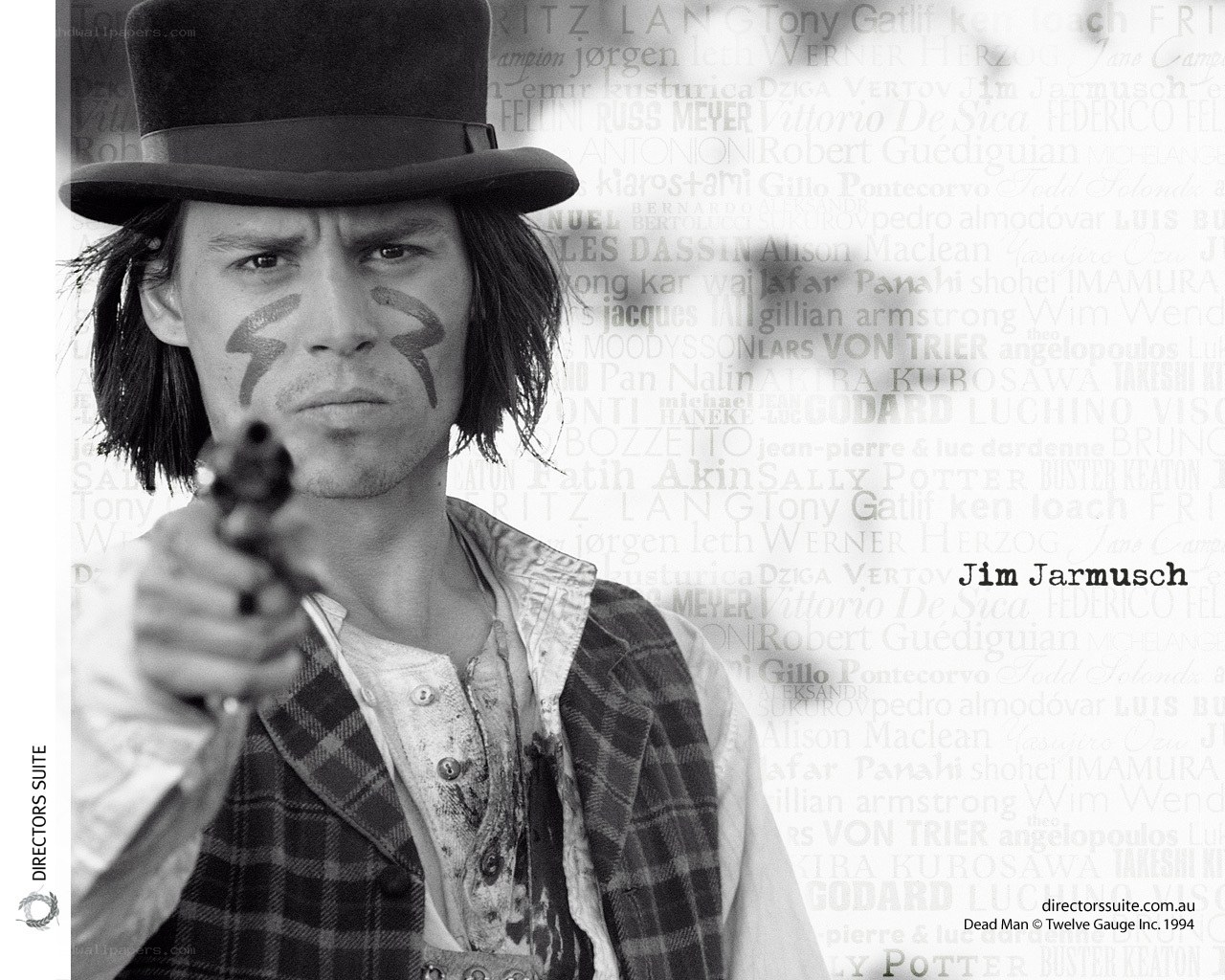 Johnny Depp as a gunslinger