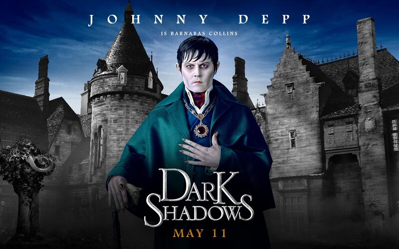 Johnny Depp as Barnabas Collins — Blue, Dramatic, Night