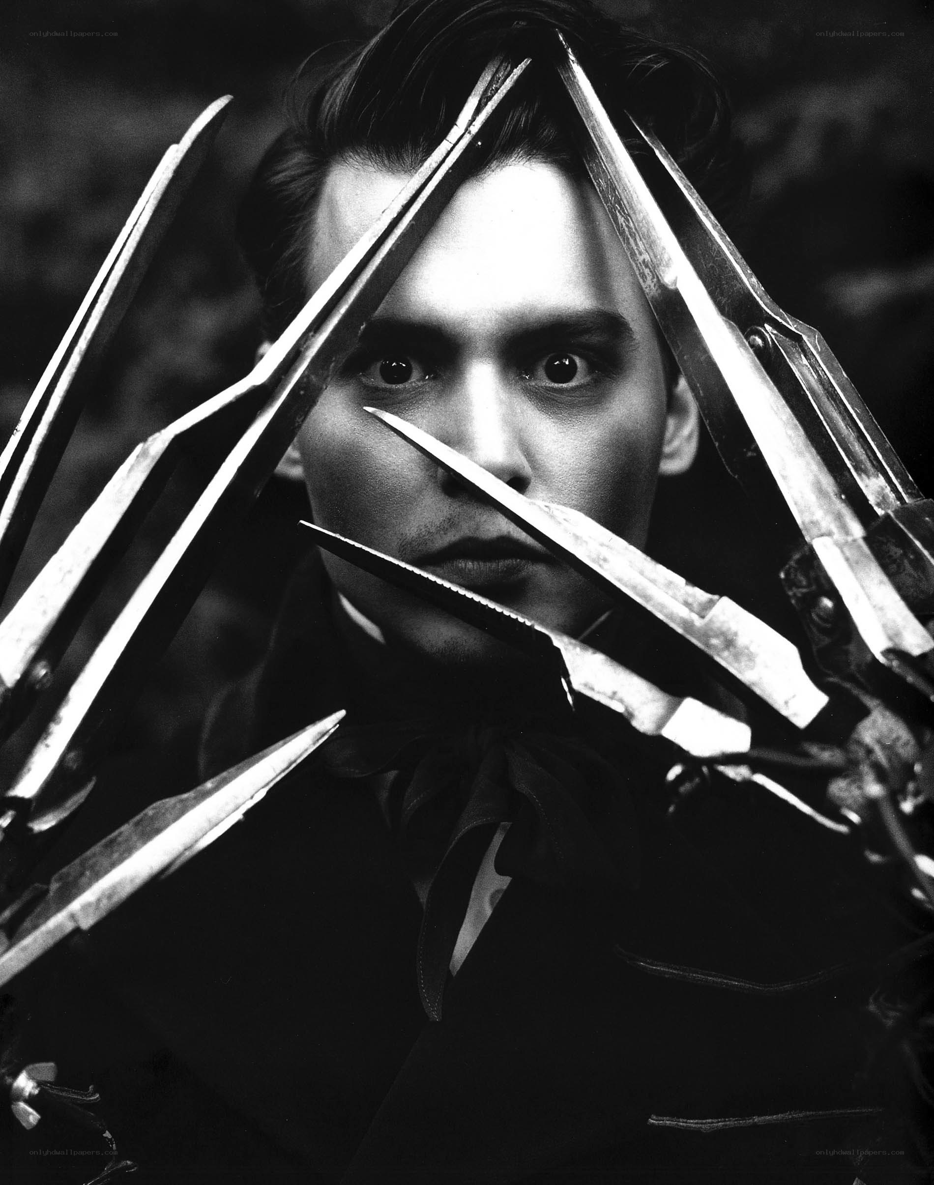 Johnny Depp as Edward Scissorhands