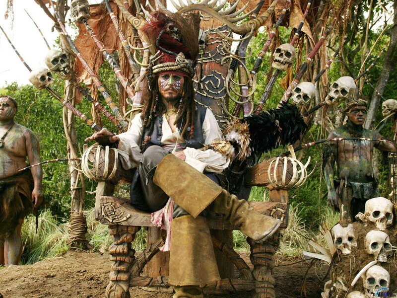 Johnny Depp as Jack Sparrow — Brown